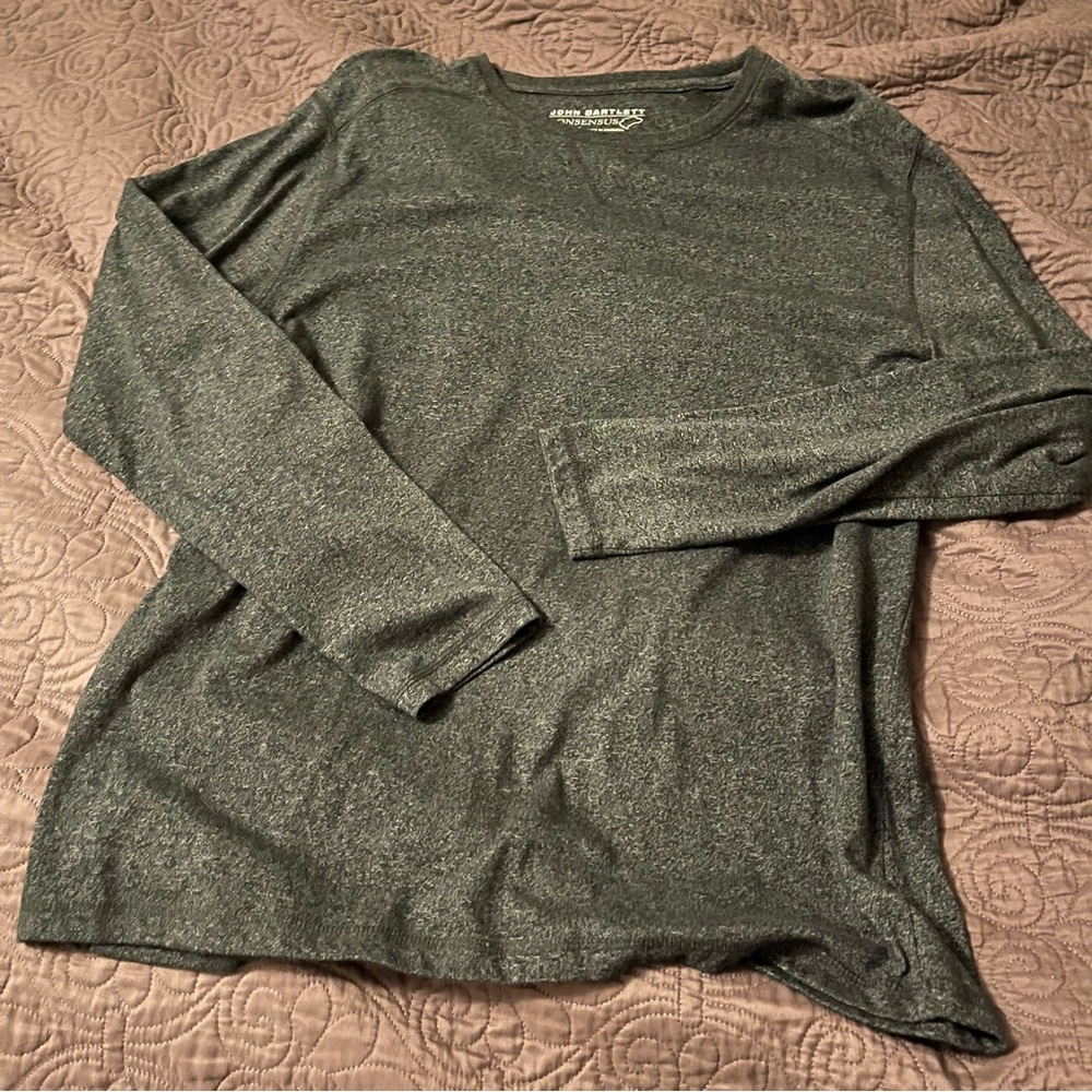 John Bartlett Charcoal Long Sleeve Tee